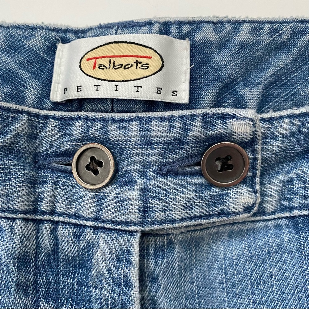 Talbots Petites Women’s Capri Light Wash Jeans Cotton Size 8 - Picture 3 of 14